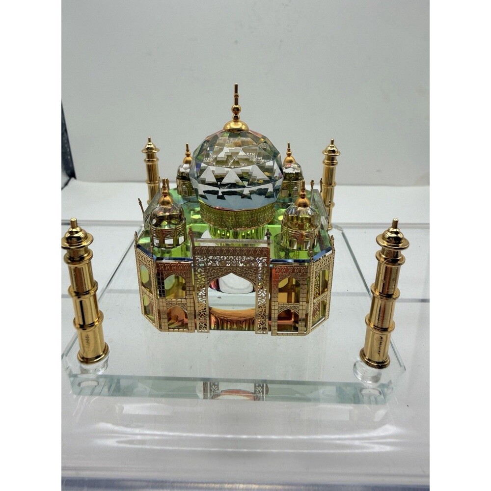 Vintage Crustal/Glass Taj Mahal Style Miniature See Description